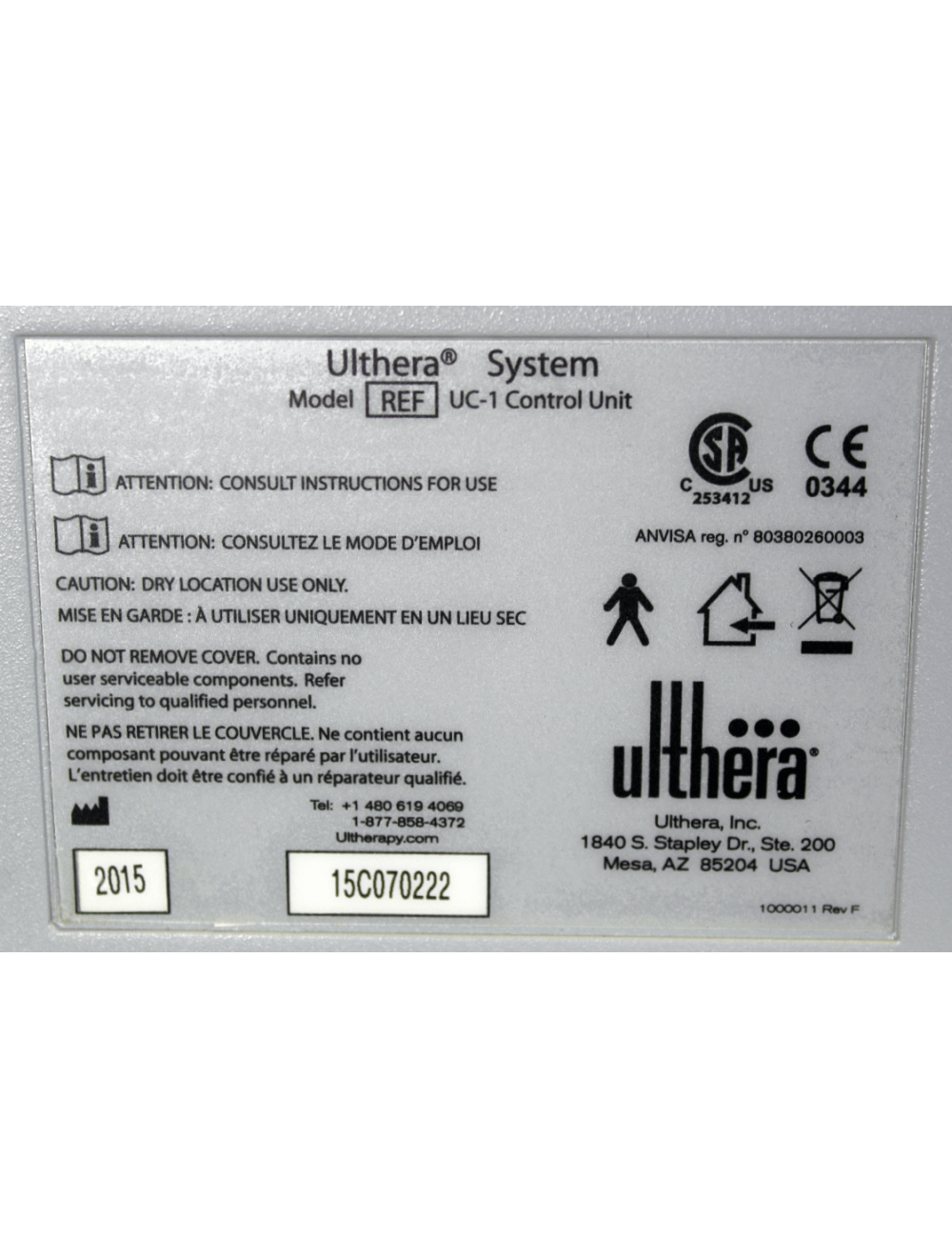 2015 Merz Ulthera Ultherapy DeepSEE Ultrasound System w/Access Key Accessories