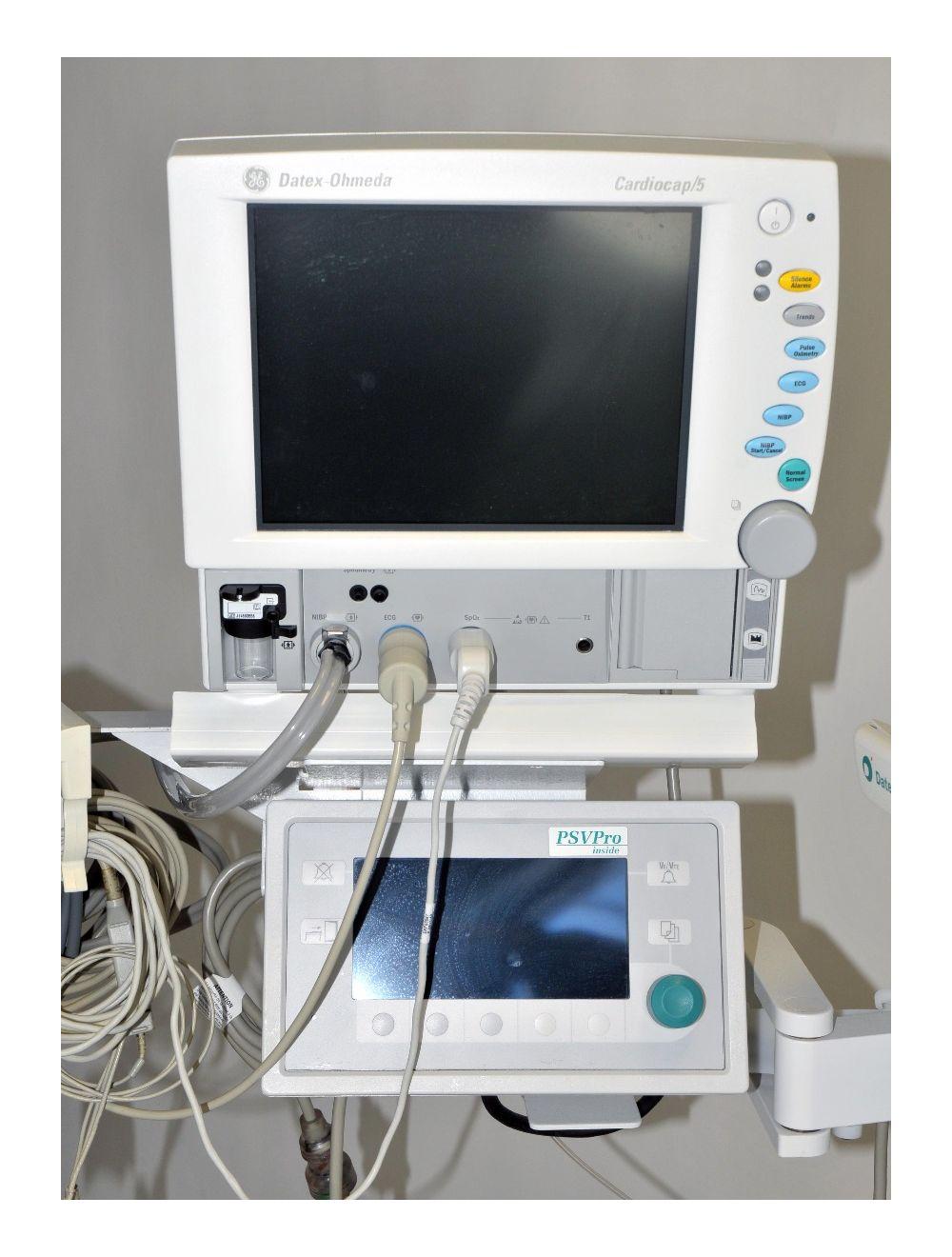 Datex Ohmeda Aespire 7900 GE Anesthesia Machine Tec 7 Sevoflurane Isoflurene