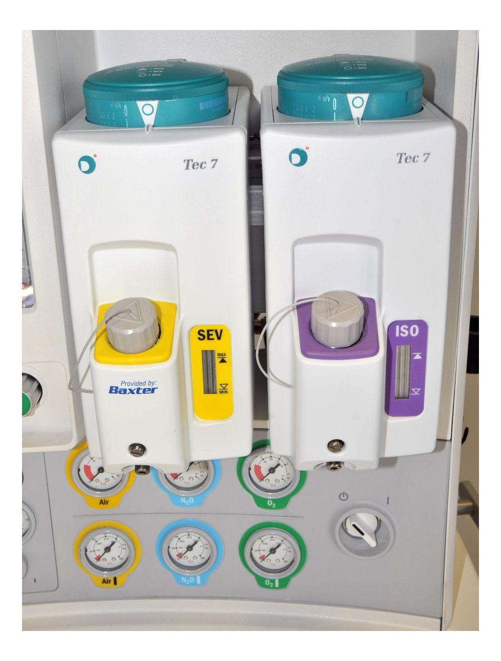 Datex Ohmeda Aespire 7900 GE Anesthesia Machine Tec 7 Sevoflurane Isoflurene
