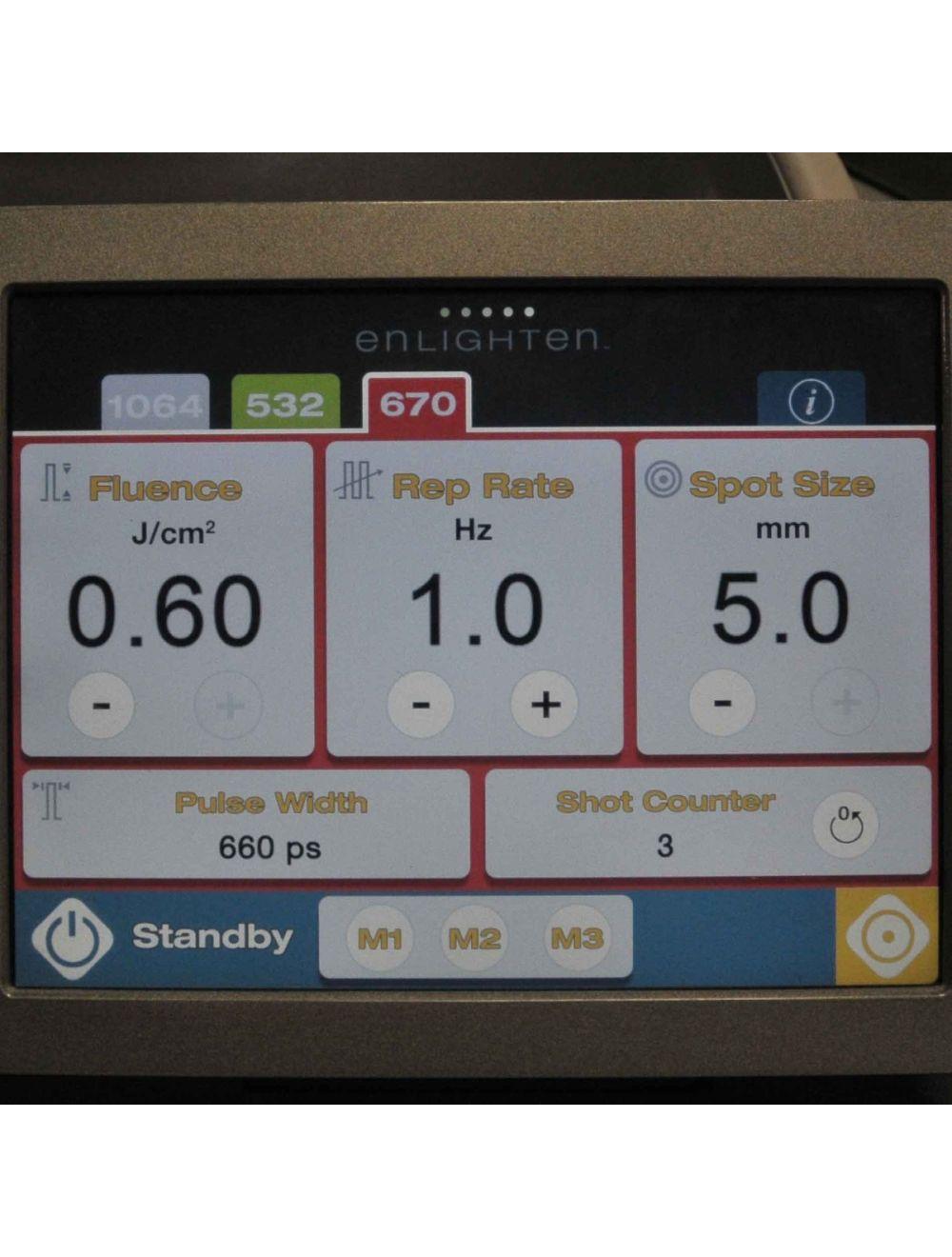 Cutera ENLIGHTEN III Tattoo Removal Benign Lesion Laser 532 670 1064nm Pico 2017