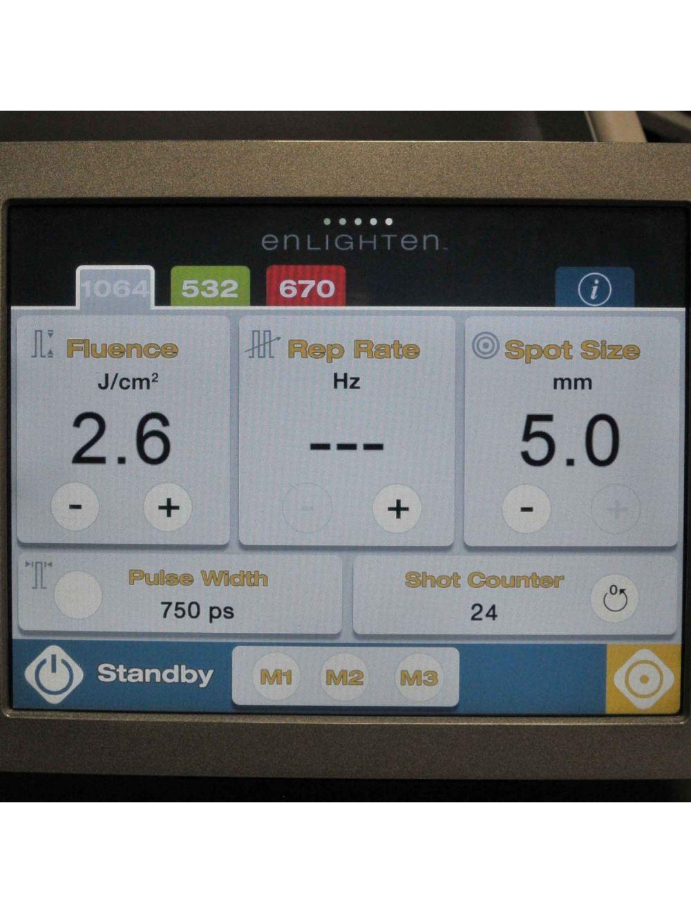 Cutera ENLIGHTEN III Tattoo Removal Benign Lesion Laser 532 670 1064nm Pico 2017