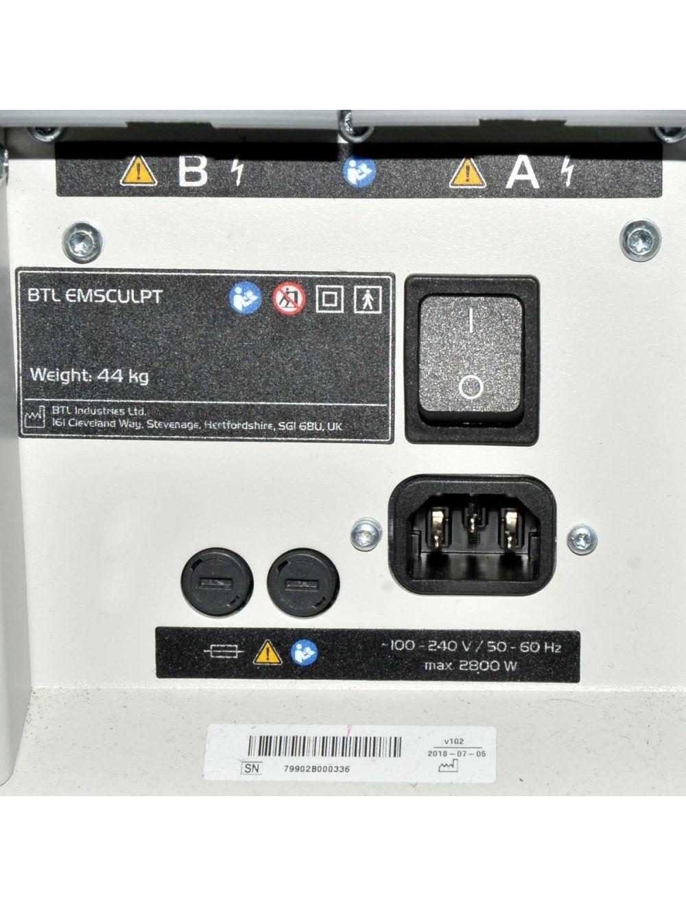 BTL Emsculpt Electromagnetic Energy Tone Muscle Body Sculpting Treatment 2018