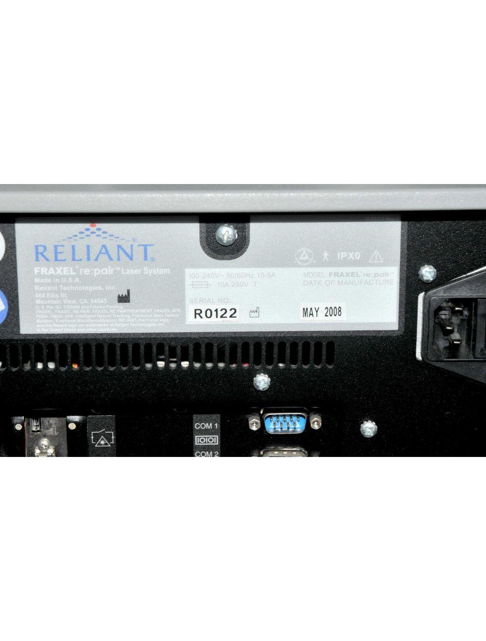 Reliant Fraxel RePair Re:Pair CO2 Fractional Skin Resurfacing Ablative Laser C02