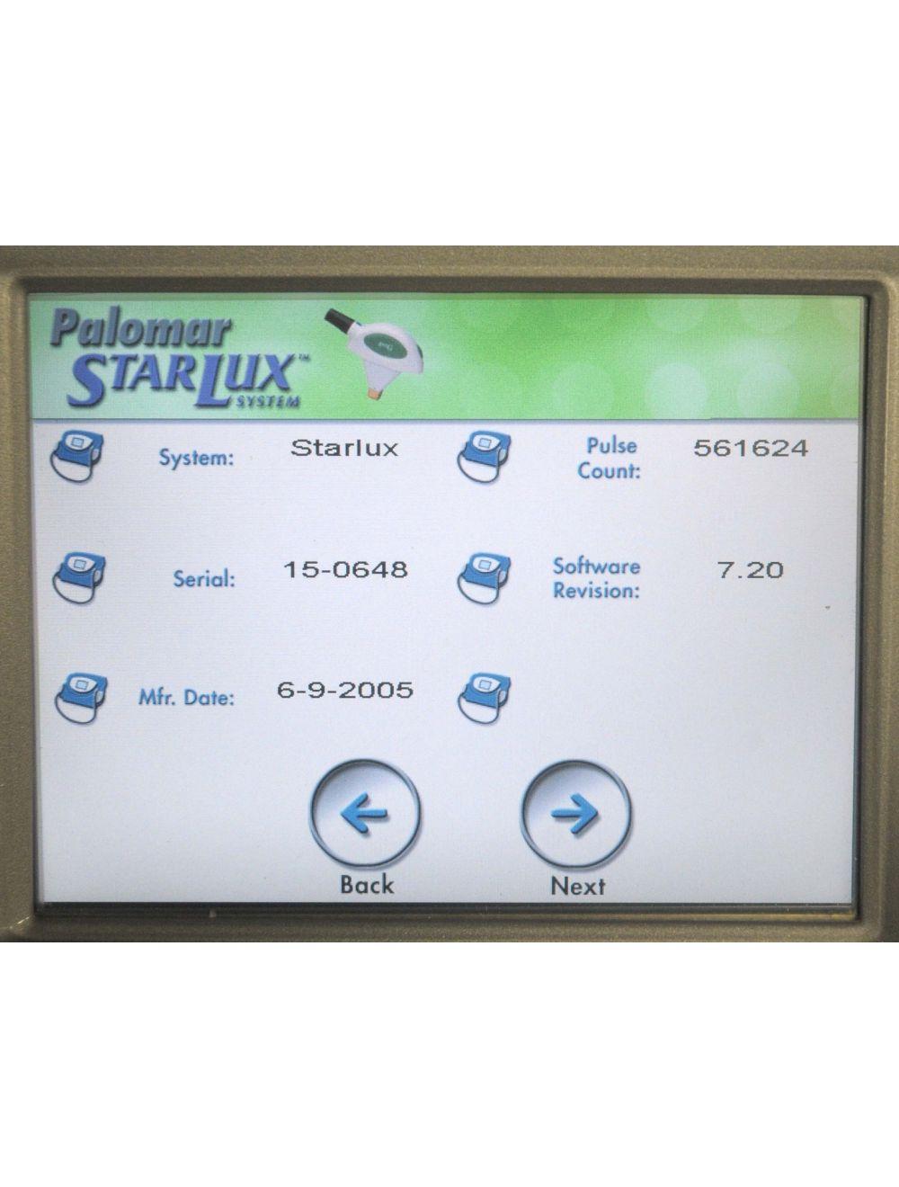 Palomar 2006 STARLUX 300 IPL Laser LuxG LuxRS HandPieces Hair Removal Lux G R