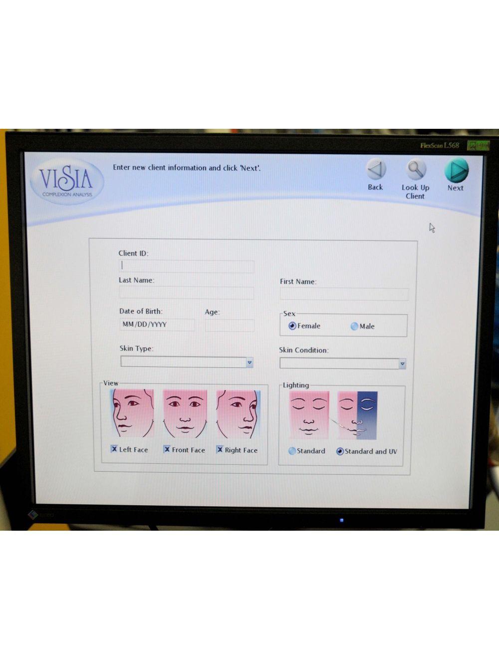 VISIA Facial Imaging System Canfield Scientific - Skin Care Complexion Analysis