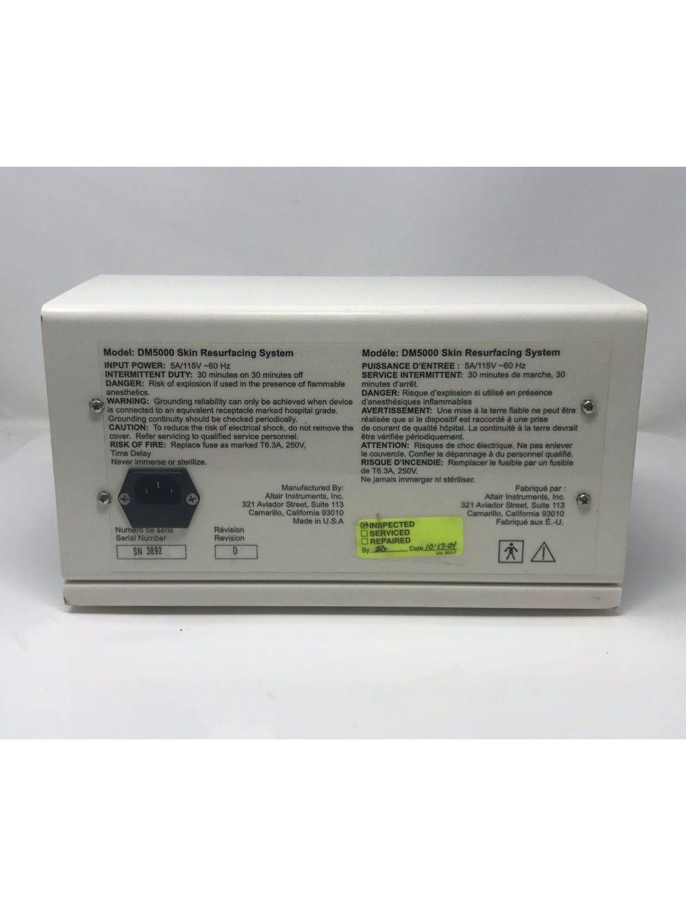 Altair Diamond Tome Skin Resurfacing Vacuum Microdermabrasion System DM5000