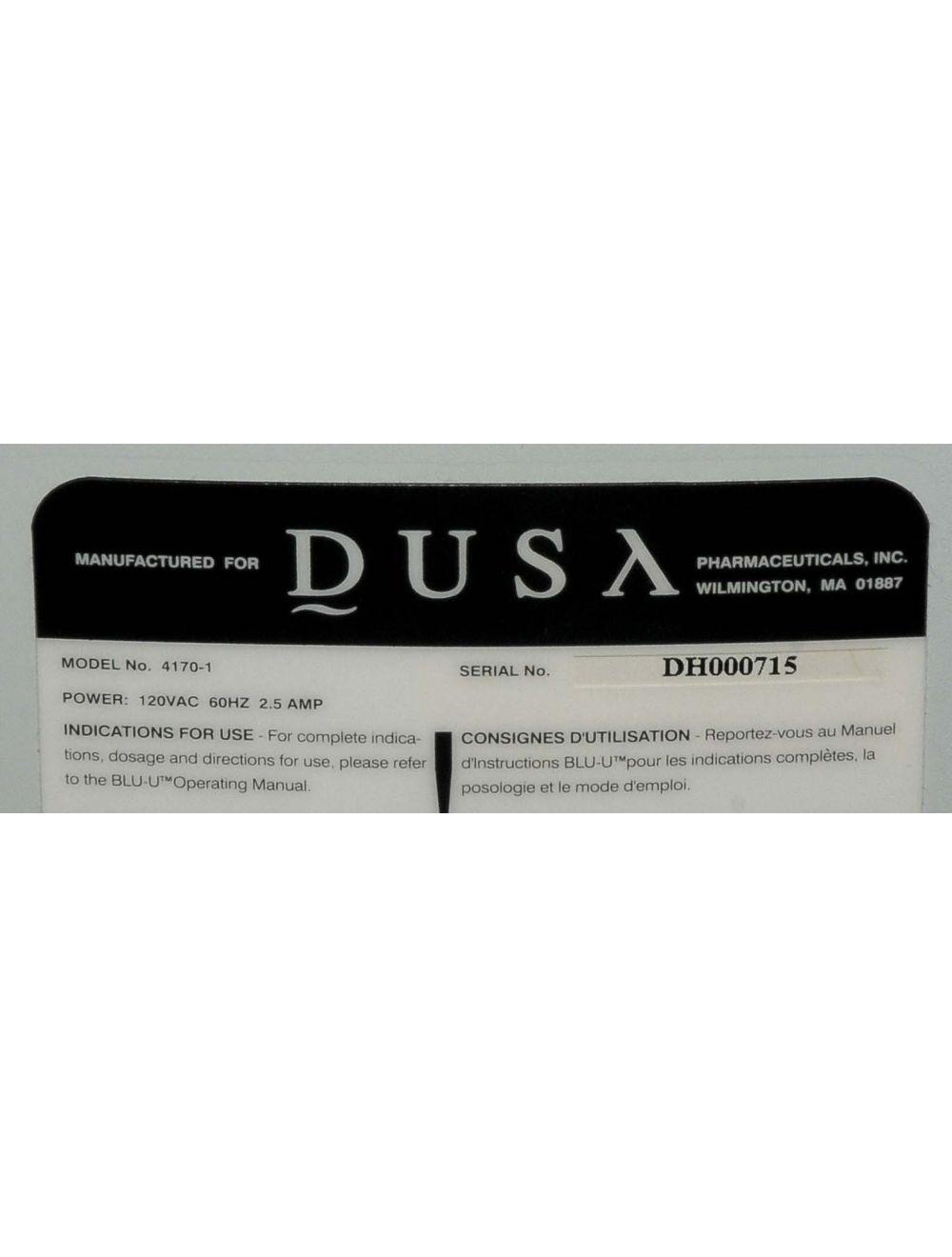 Dusa Blu Photodynamic Light Skin Therapy Acne Treatment Blue 4170-1 Phototherapy