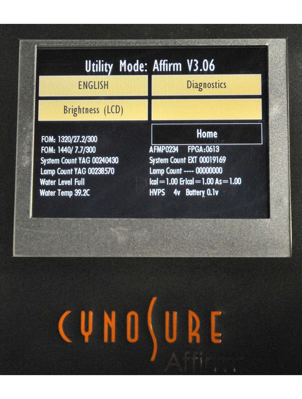 2008 Cynosure Affirm System Skin Rejuvenation Wrinkle Reduction Scar 1320 1440nm