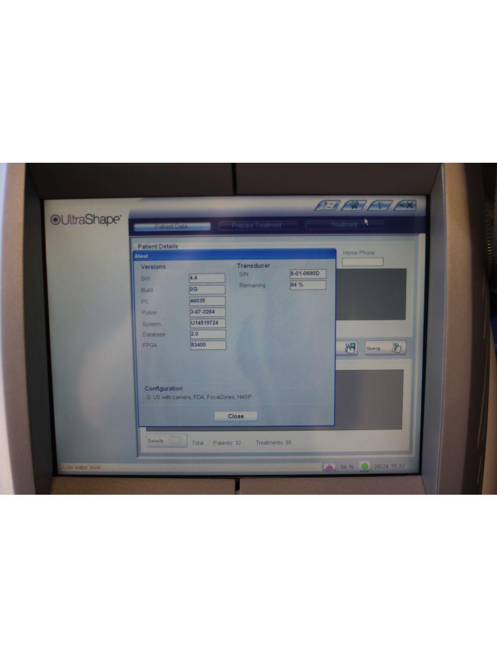 2014 Syneron UltraShape Ultrasound Body Contouring Ultra Shape 2 Transducers