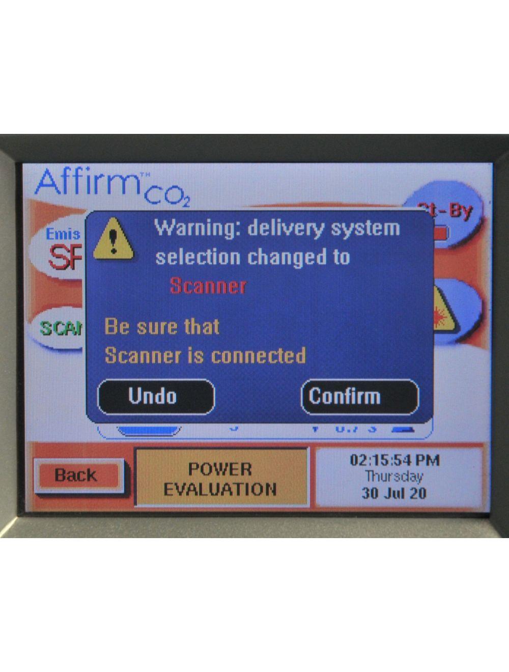 Cynosure 30 Watt Affirm CO2 Ablative Wrinkle Laser Incisional Fractional C02