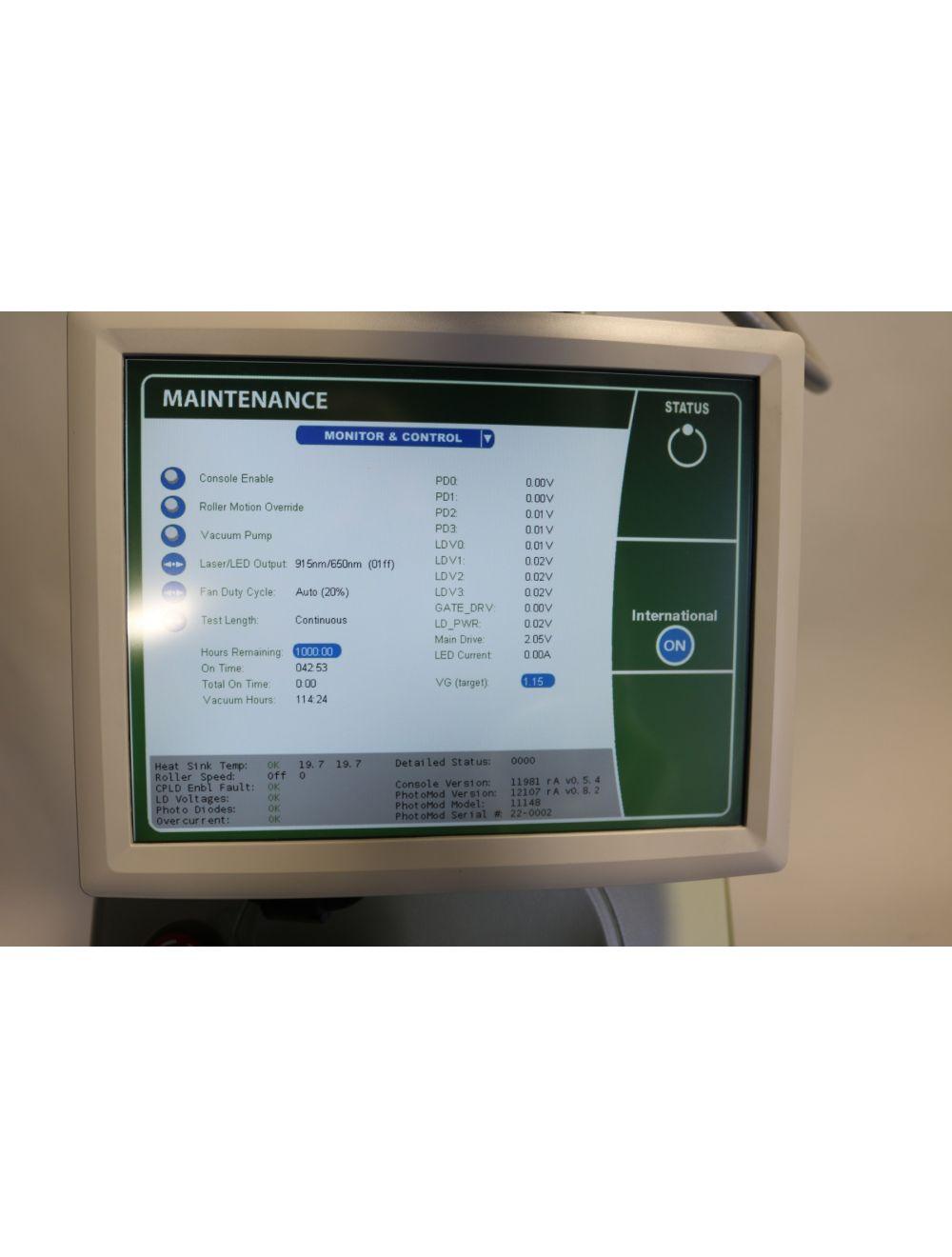 2010 Cynosure SmoothShapes XV Photomology 650 915 Cellulite Reduction w/ Petite