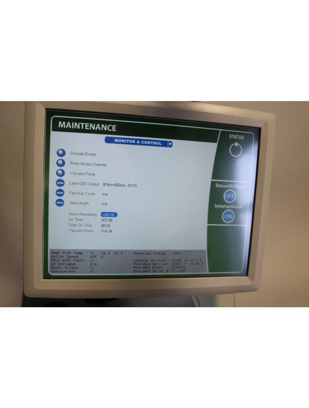 2010 Cynosure SmoothShapes XV Photomology 650 915 Cellulite Reduction w/ Petite