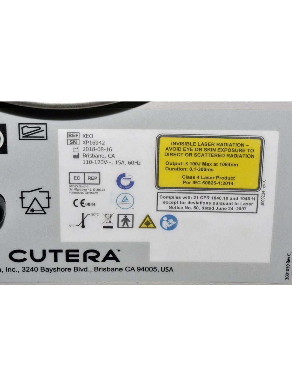 2018 Cutera XEO IPL Laser Nd YAG 1064 Prowave LX Limelight Hair Removal Lesions