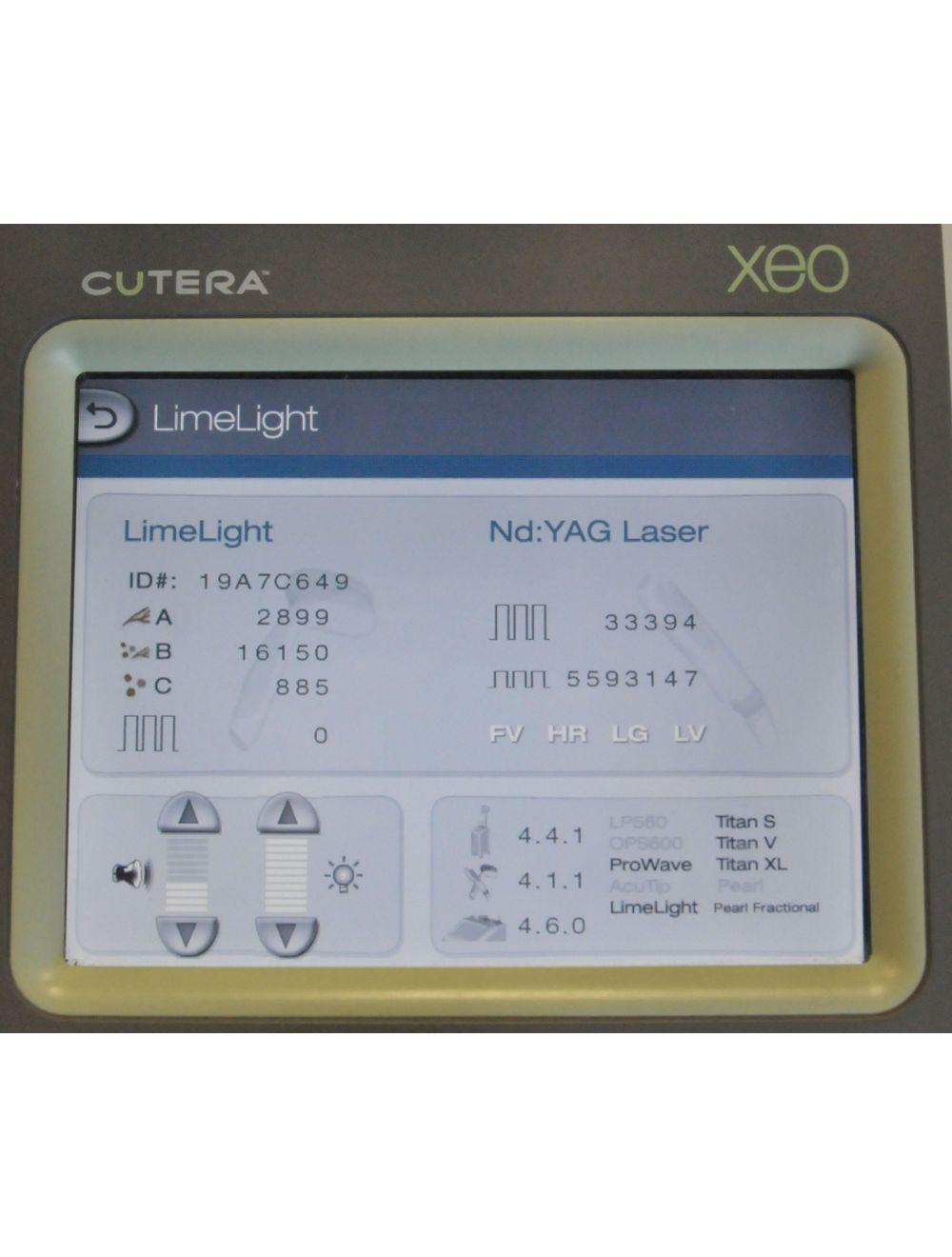 2008 Cutera XEO IPL Laser Nd YAG 1064 Prowave LX Limelight Hair Removal LOADED!