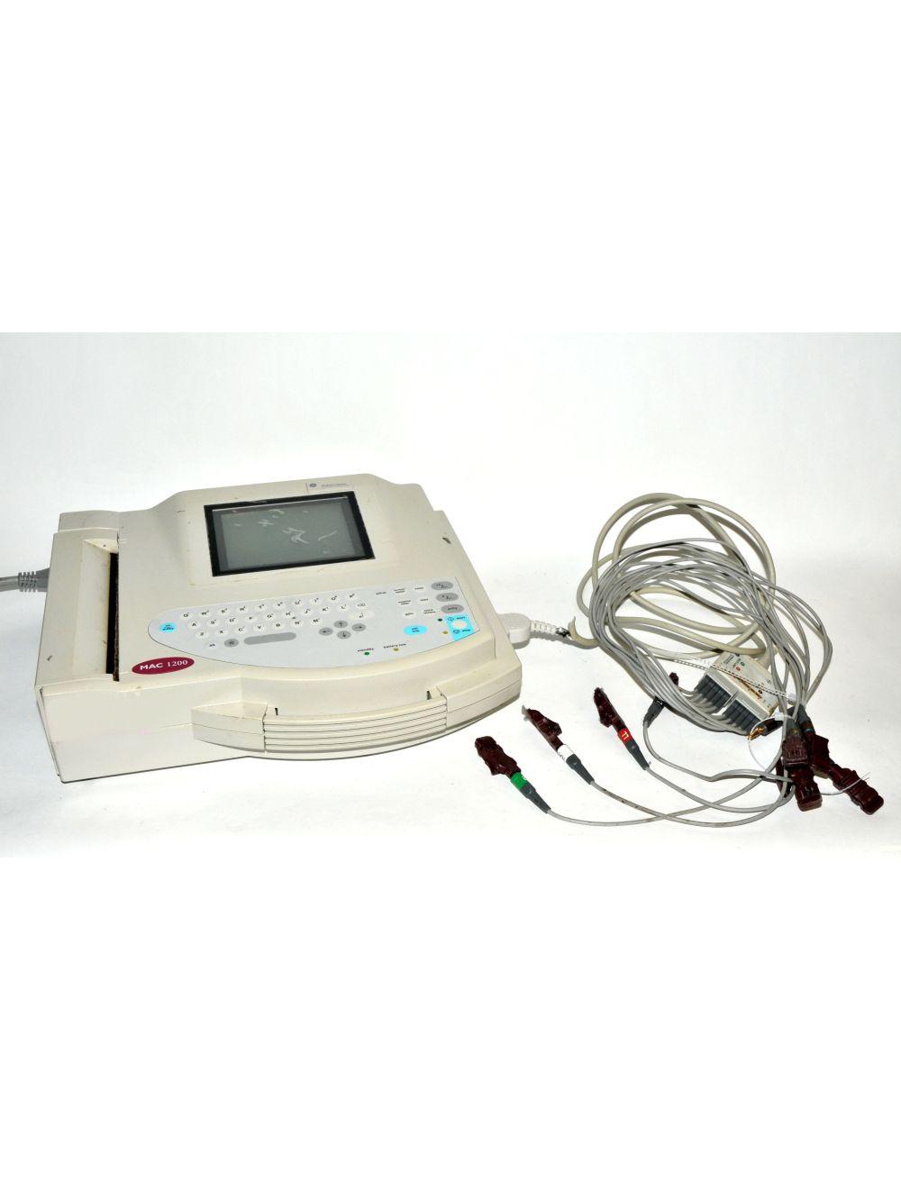 MAC 1200 General Electric EKG Electrocardiograph GE MAC1200 101116823 2007