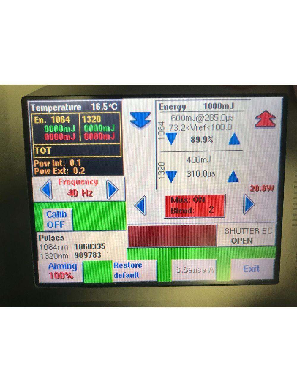 2008 Cynosure SmartLipo MPX NdYAG 1064 1320 2M Pulses Body Sculpt Laser NON RFID