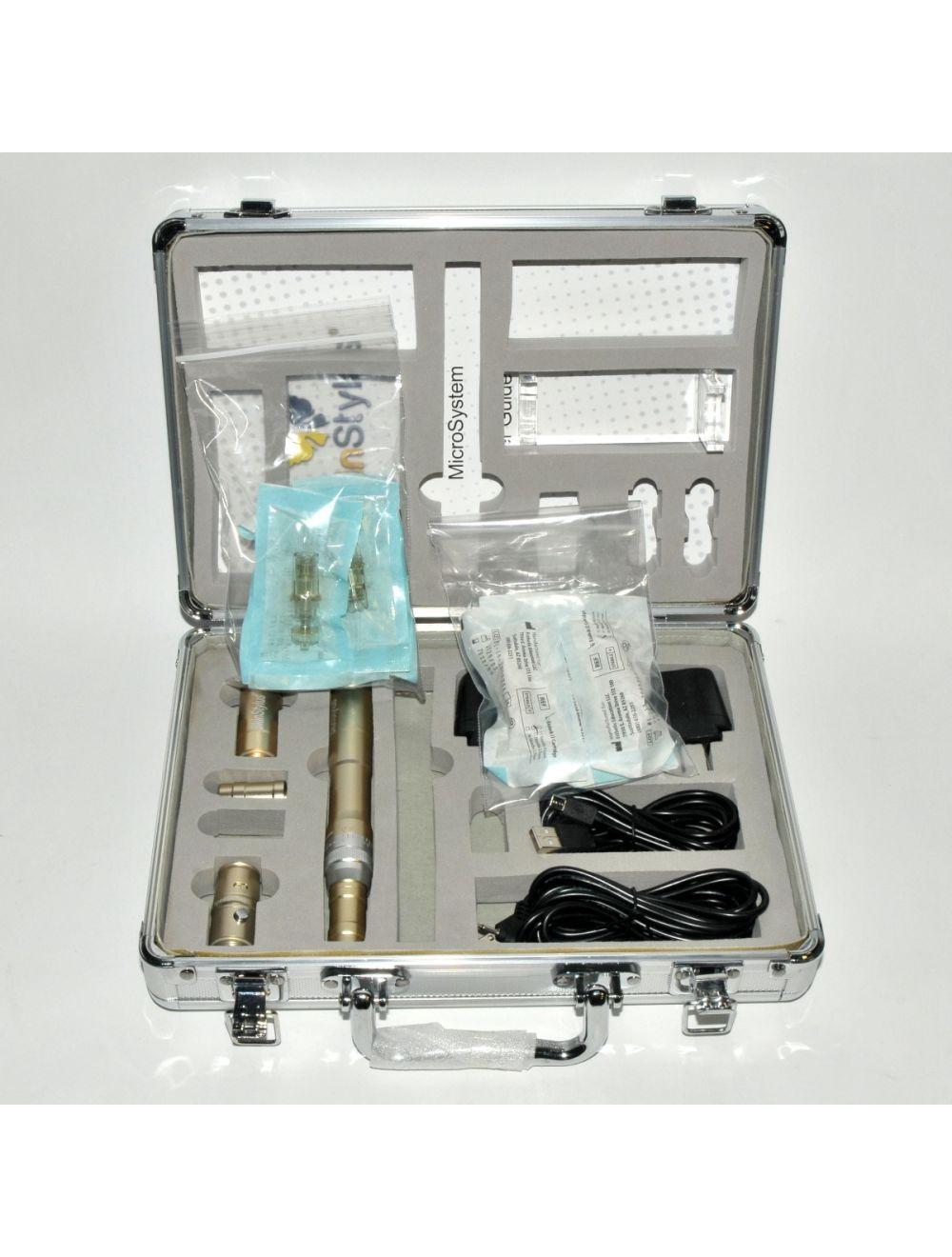 SkinStylus Gold Microneedling Professional Kit Collagen Skin Stylus Pen Biolock II