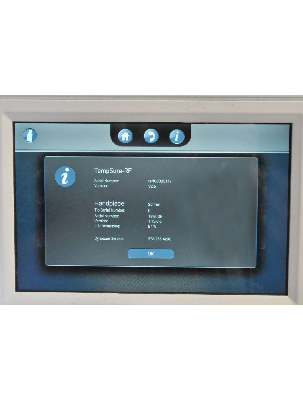 2019 Cynosure TempSure Envi RF 300 w Generator Wrinkle Reduction Skin Tightening