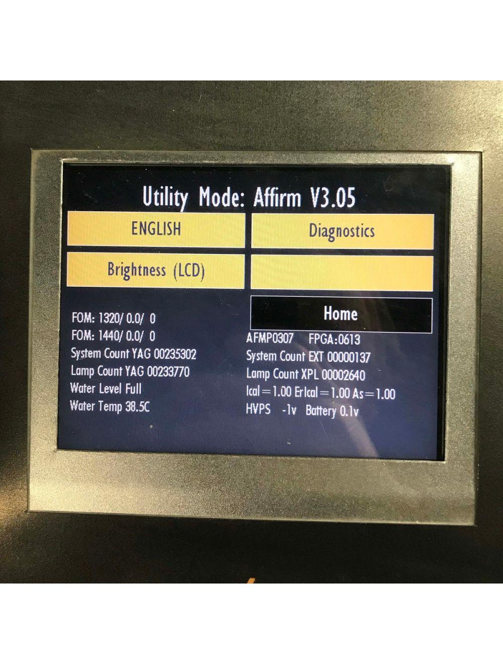 2007 Cynosure Affirm XPL 1320 1440 Nd:YAG & IPL Skin Rejuvenation Pigment Laser