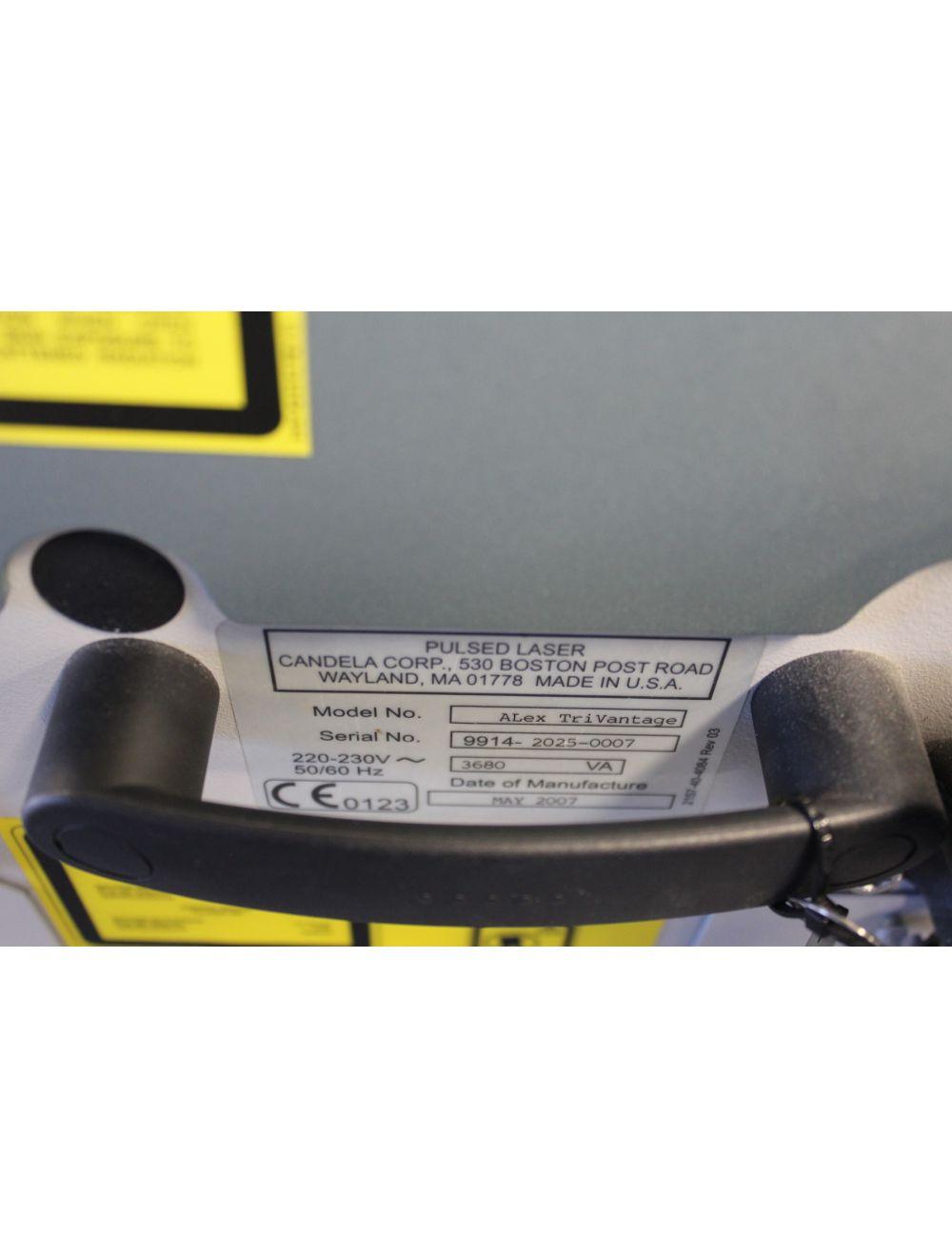 2007 Candela Alex TriVantage ATV 755 LPL 1064/532 Pigment Tattoo Removal Laser