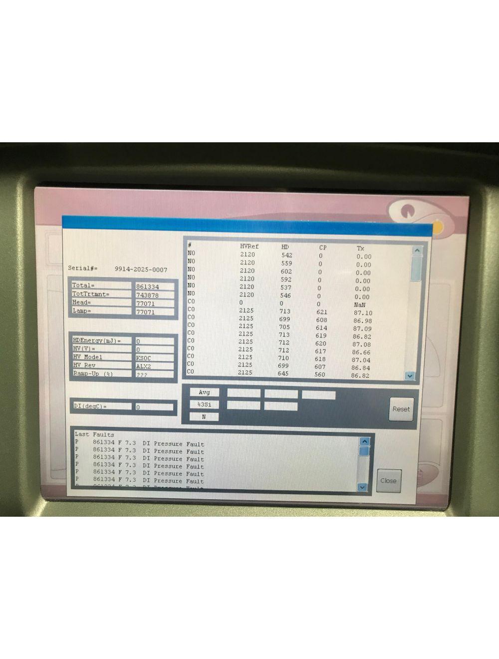 2007 Candela Alex TriVantage ATV 755 LPL 1064/532 Pigment Tattoo Removal Laser