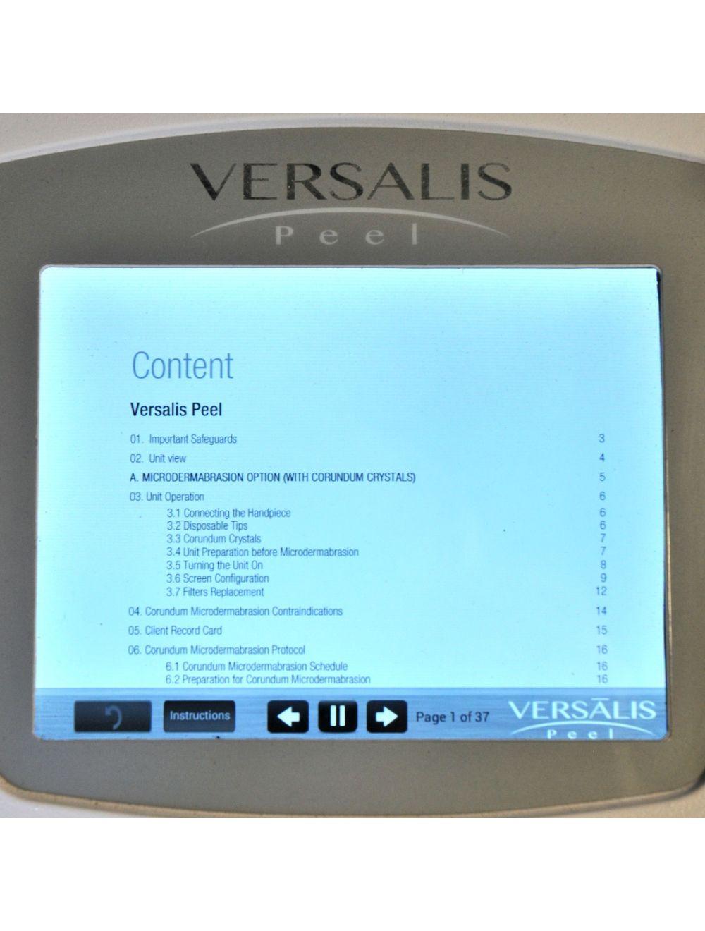 Silhouet Tone VERSALIS PEEL Microdermabrasion Non-Invasive Skin Exfoliation