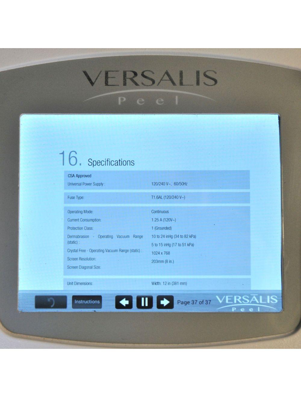 Silhouet Tone VERSALIS PEEL Microdermabrasion Non-Invasive Skin Exfoliation