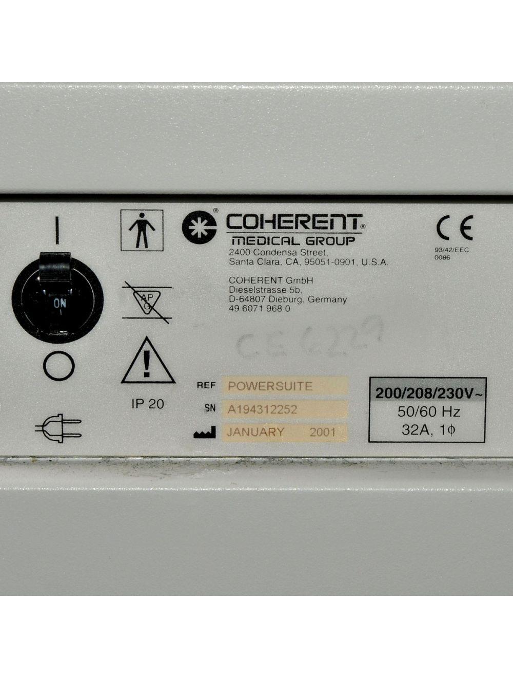 2001 Lumenis Coherent VersaPulse Powersuite 60 Watt Surgical Laser System