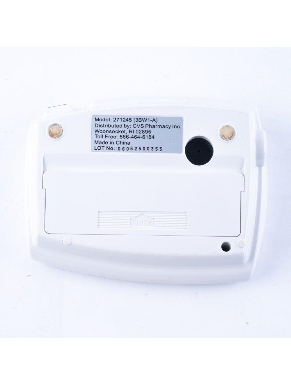 CVS Pharmacy Automatic Battery Powered Blood Pressure Monitor 271245 (3BW1-A)