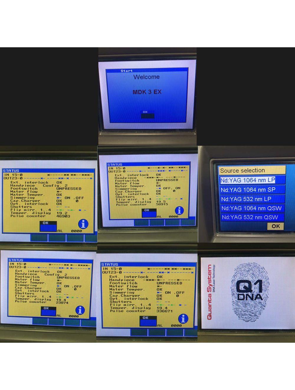 Quanta MDK 3 EX Q1 Q Switched Nd YAG Tattoo Removal Veins Lesions Laser 1064 532