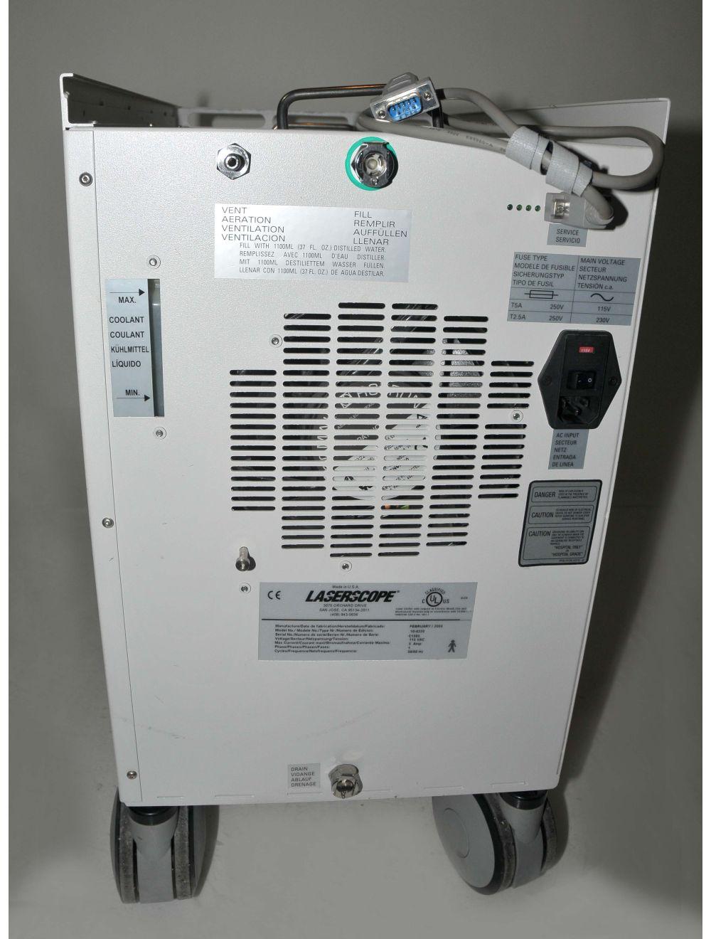 2004 Laserscope Aura I External Laser Chiller Portable System 10-9220