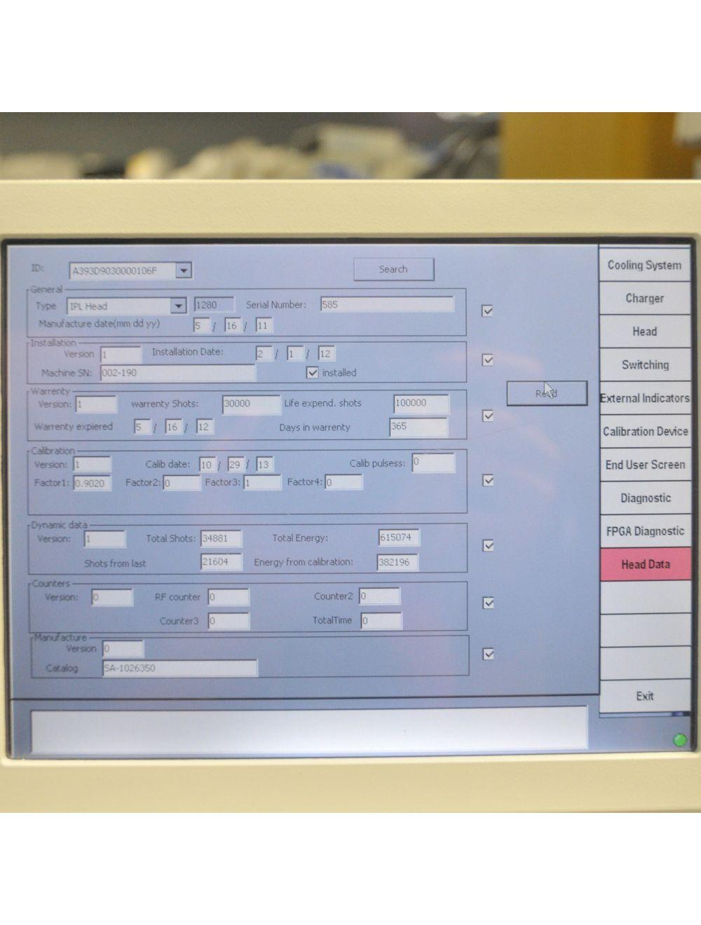 2010 Lumenis M22 IPL Laser System Acne Vascular Skin Rejuvenation