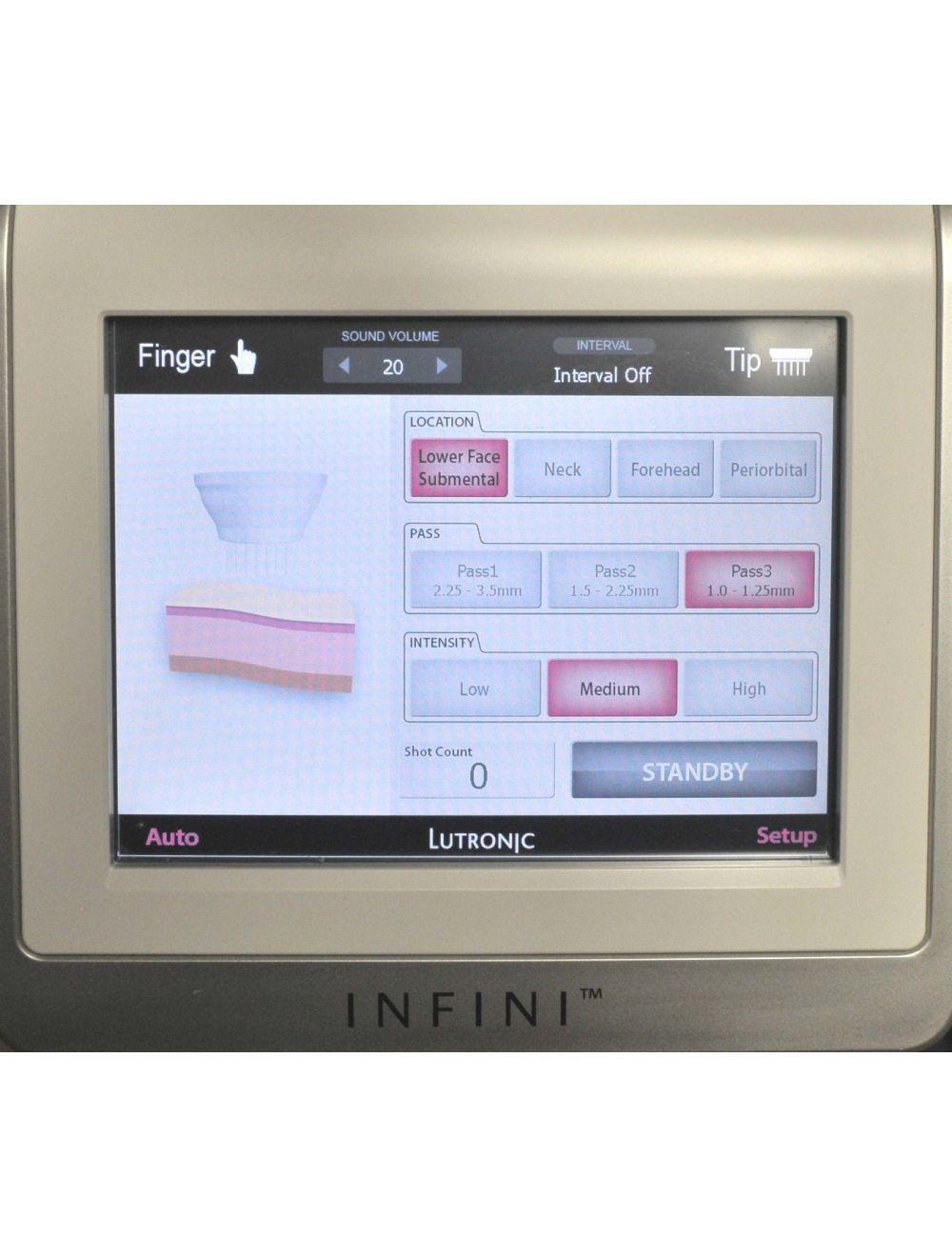 2013 Lutronic INFINI Aesthetic Microneedling Electrosurgical Skin Renew RF Laser