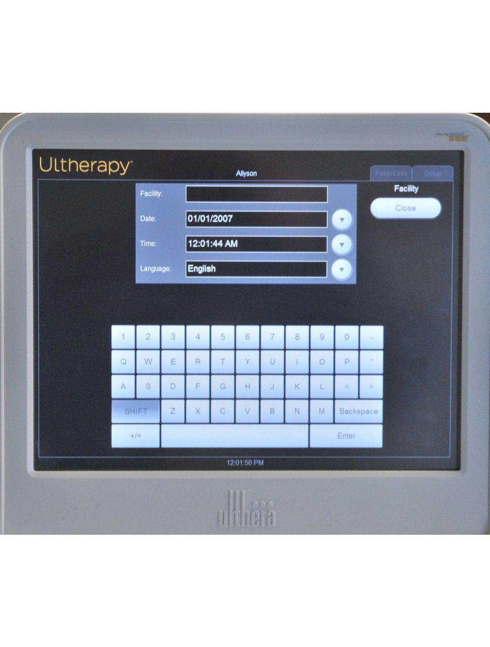 2016 Merz Ulthera Ultherapy DeepSEE Ultrasound System w/Access Key Accessories