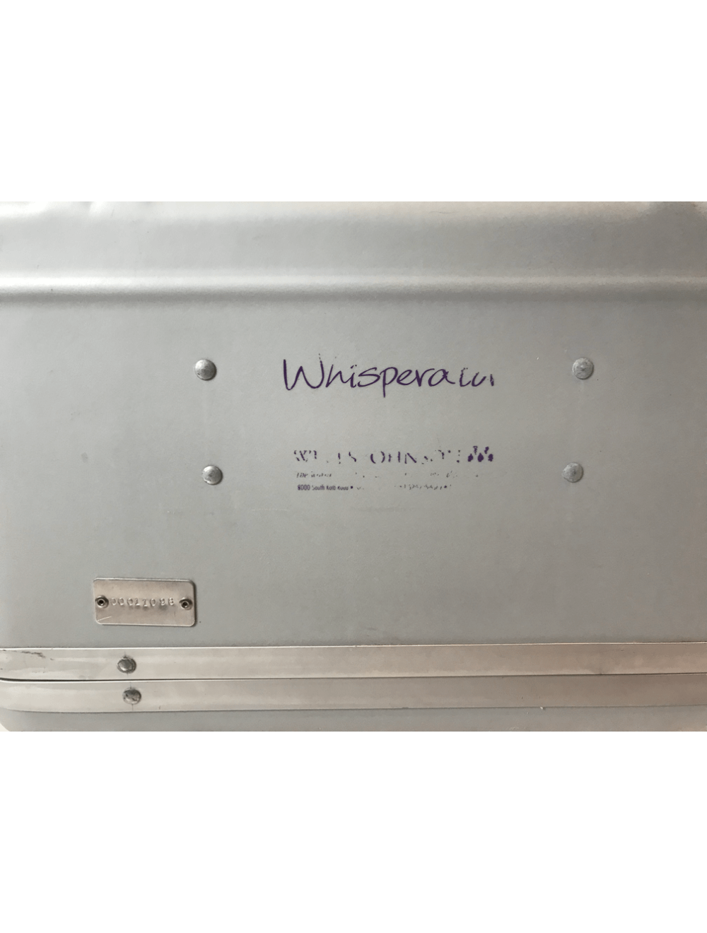 Wells Johnson Suction Vacuum Portable Aspirator Whisperator Pump System 110V