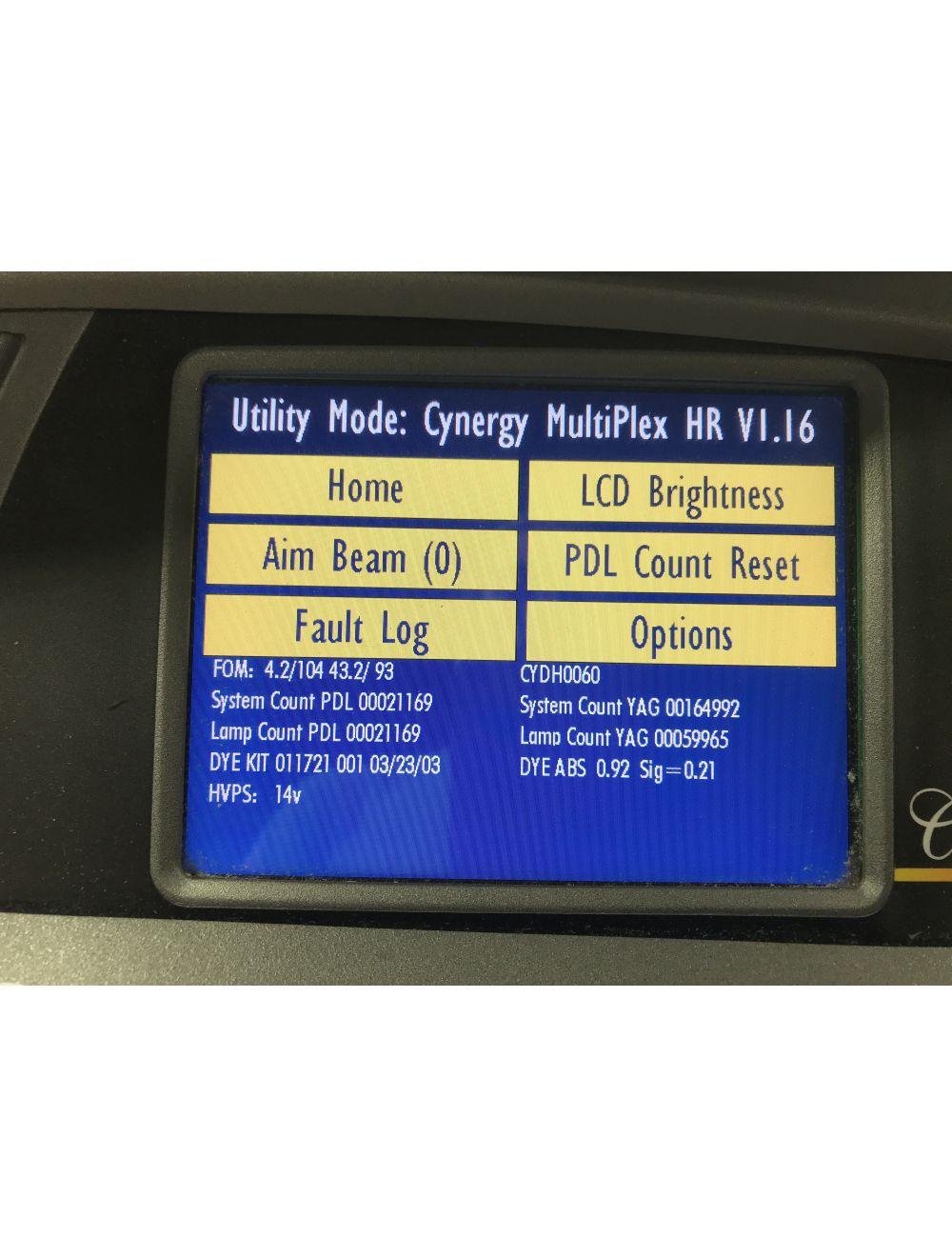 2006 Cynosure Cynergy Multiplex Pulsed Dye Nd YAG Laser Vascular Pigment Lesions