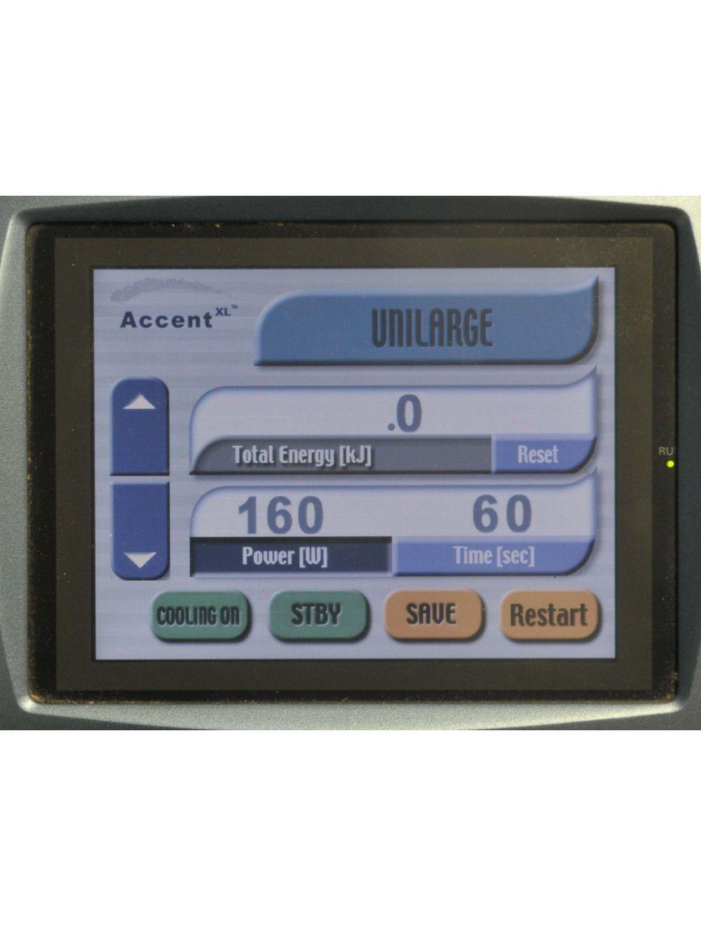 2008 Alma Accent XL RF Laser Skin Tightening Body Contour w Bipolar Unilarge HPs