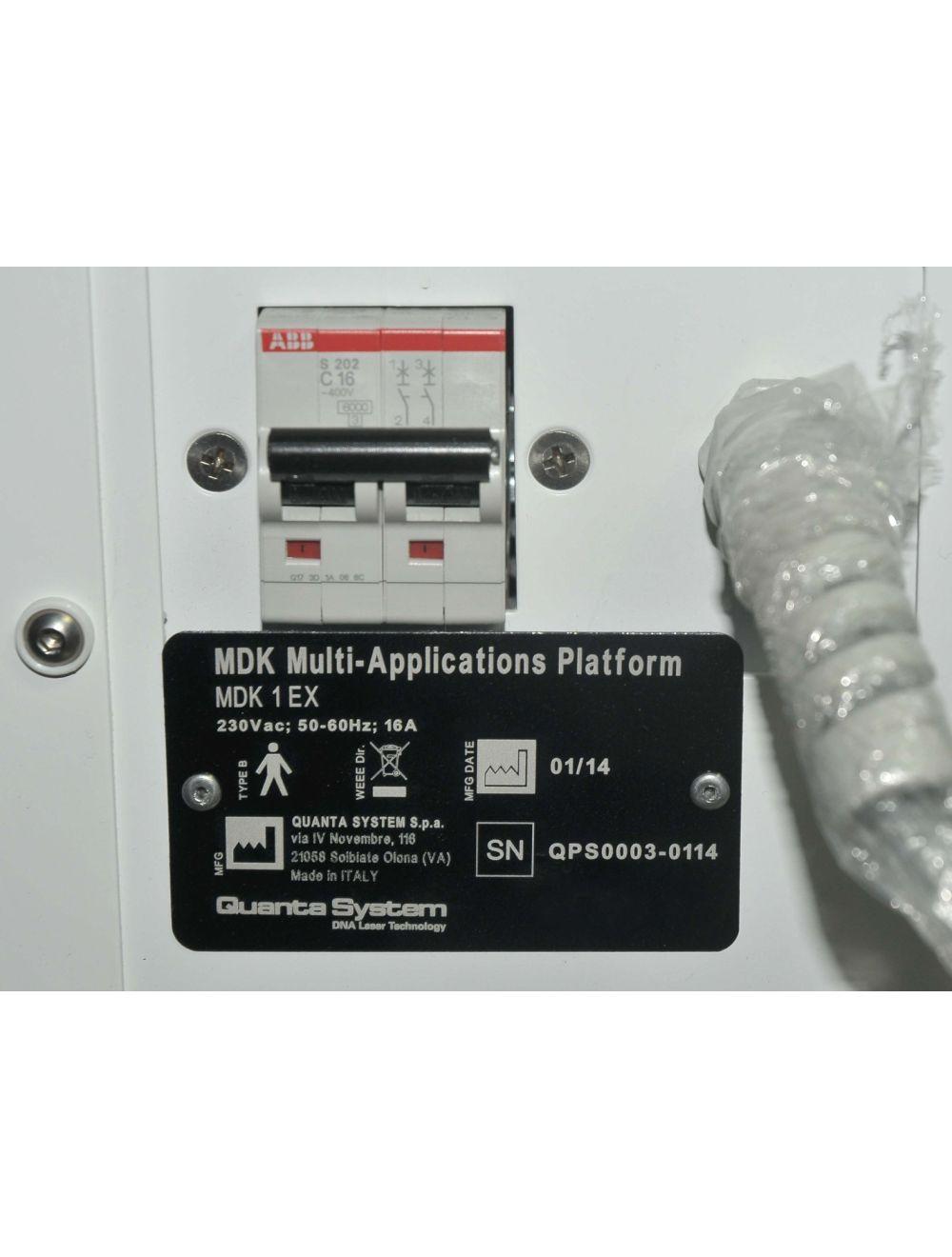 2014 Quanta System MDK 1 EX Laser Nd YAG IPL Q-Switch Tattoo Removal QSwitched