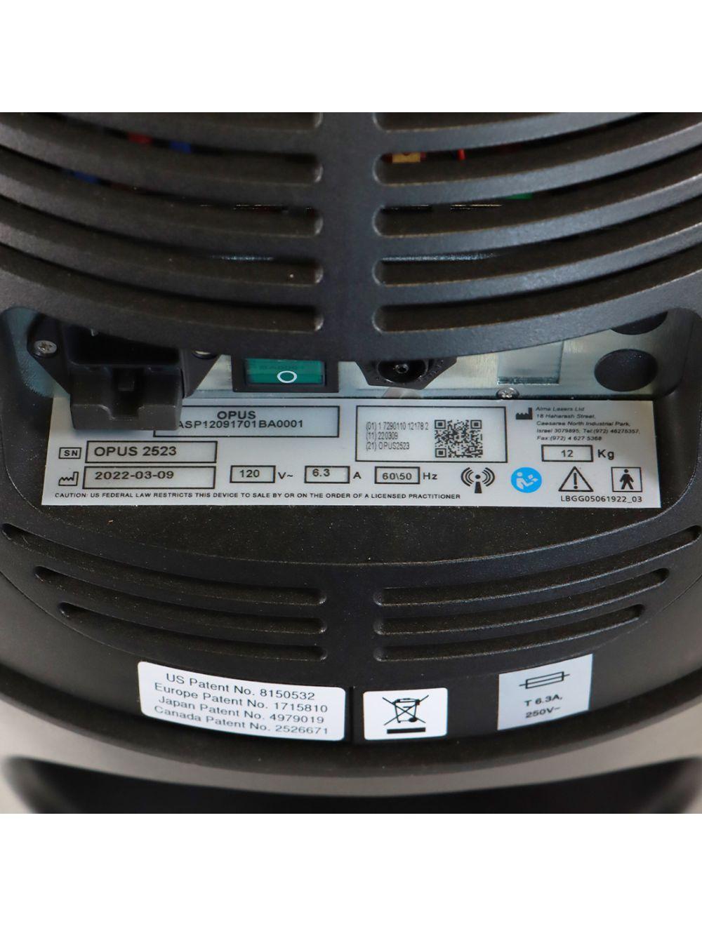 2022 Alma Opus Plasma Fractional Plasma RF Skin Resurfacing Anti-Aging Laser