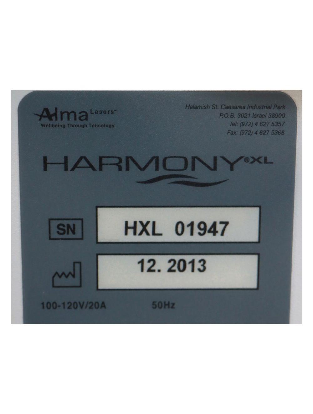 2013 Alma Harmony XL Laser Tattoo Removal Vascular Pigmented Lesions Acne 4 HP's