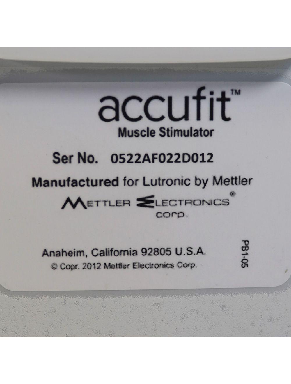 Lutronic Accufit IntelliSTIM IntelliCycle Muscle Stimulation System PB1-05