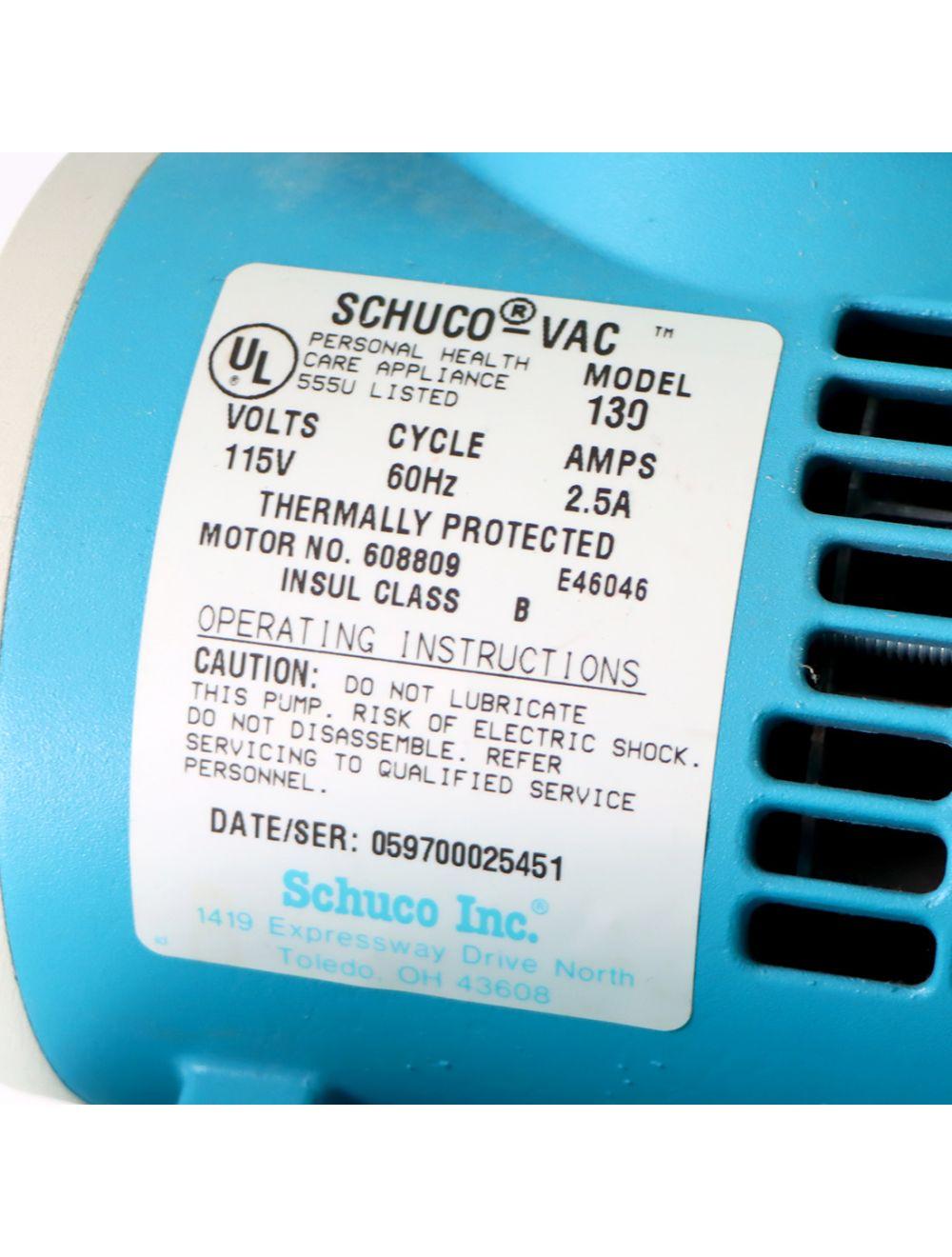 Schuco-Vac Portable Suction Aspirator w/ 1500 ml Canister, &amp; Molded Base