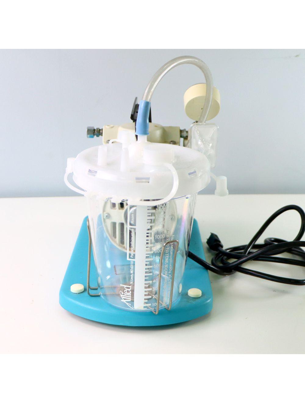 Schuco-Vac Portable Suction Aspirator w/ 1500 ml Canister, &amp; Molded Base