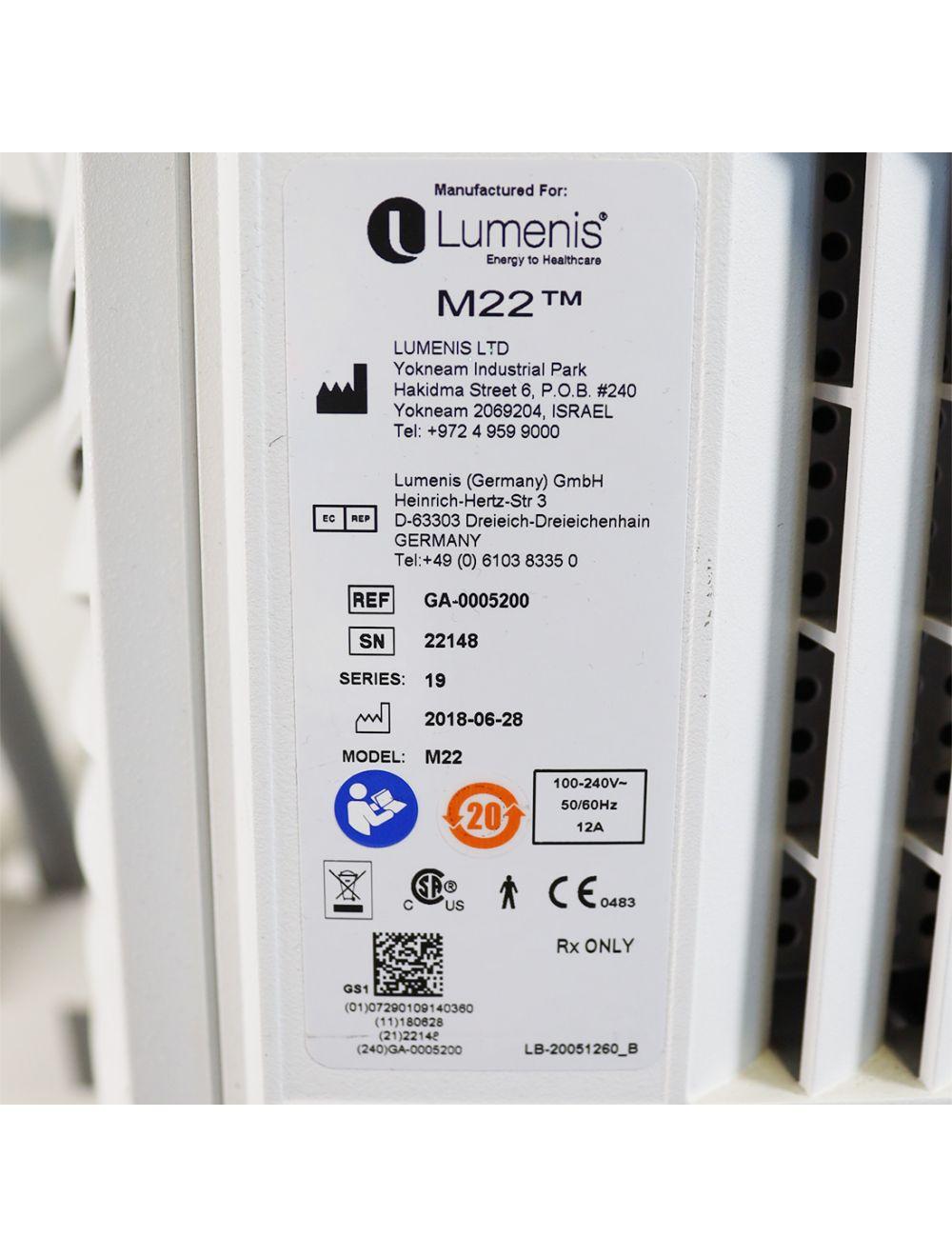2018 Lumenis M22 Laser Fully Loaded IPL NdYag Q-Switched ResurFX System