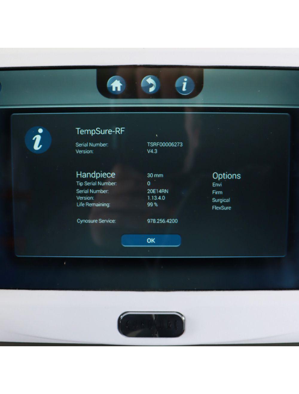 2020 Cynosure Ellman TempSure RF Vitalia Envi Firm Surgical FlexSure System