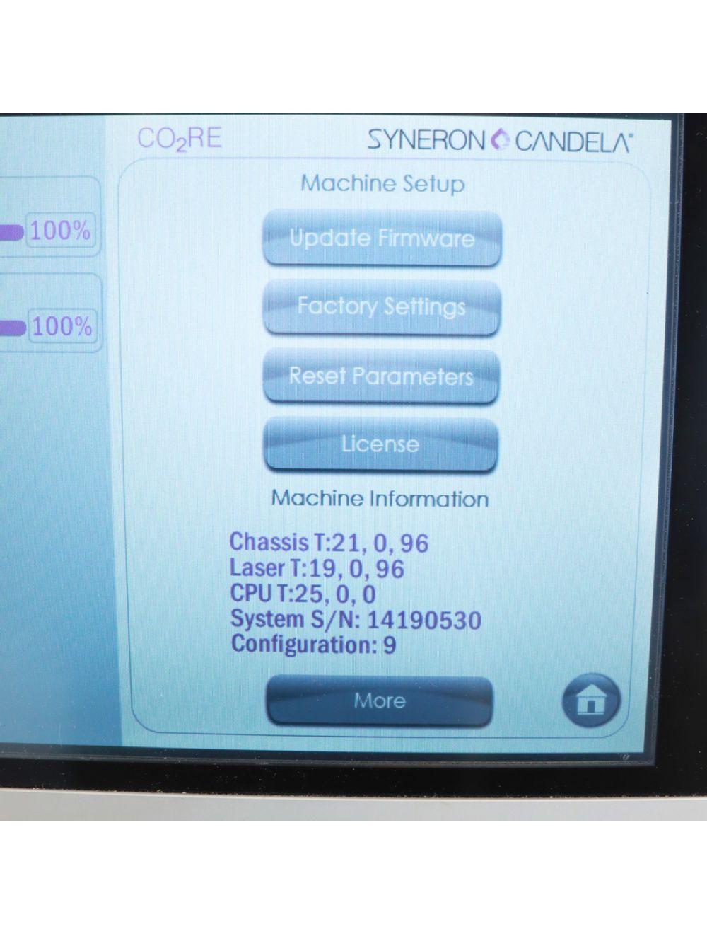 2017 Syneron Candela CO2RE Laser External Intima Surgical System