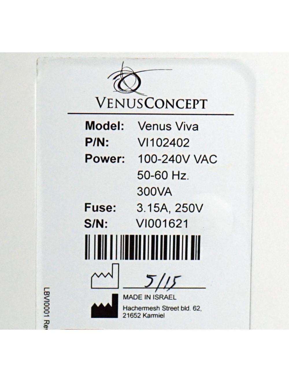 Venus Concepts Viva Fractional RF Skin Resurfacing Scars Wrinkles VenusConcept