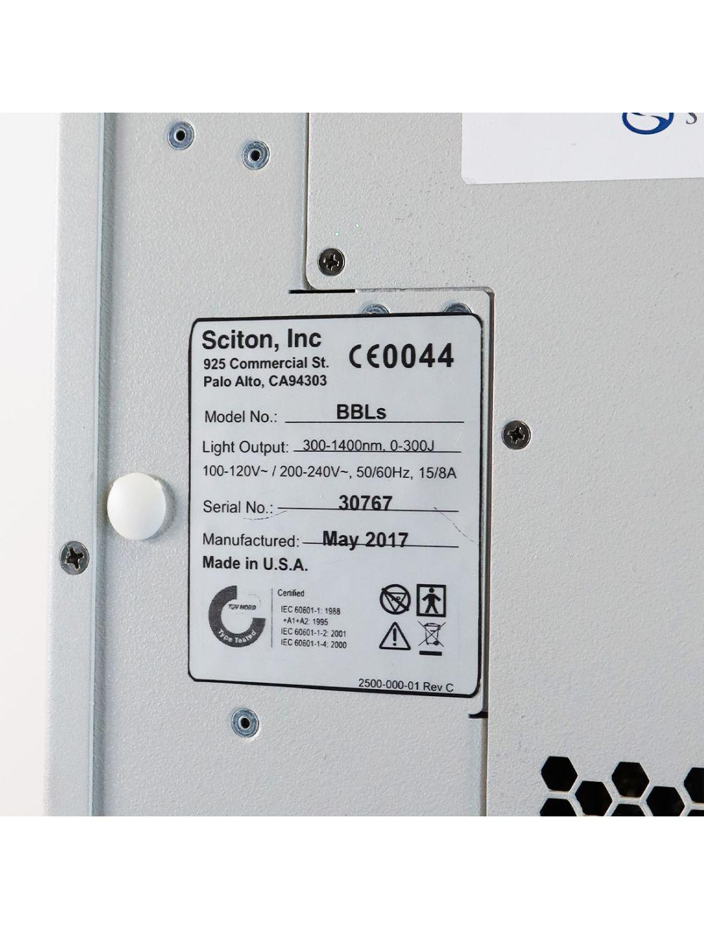 2017 Sciton Profile BBLs Laser Broad Band Light Pigment Hair Removal Vascular