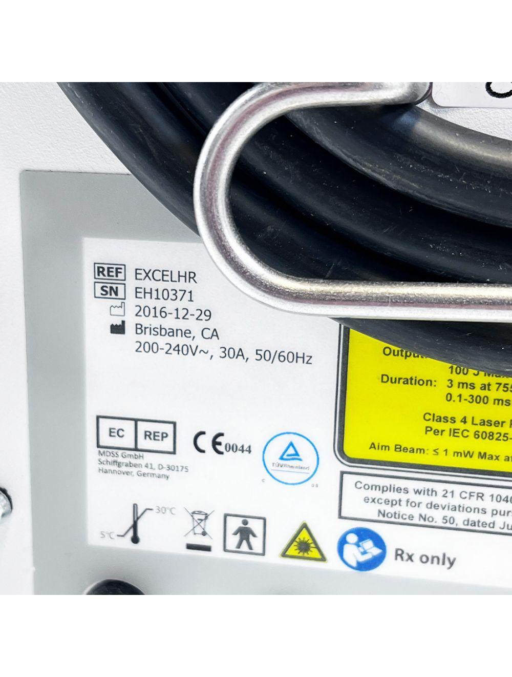 2016 Cutera ExcelHR Alexandrite Nd:YAG 755nm 1064nm Excel HR Laser System