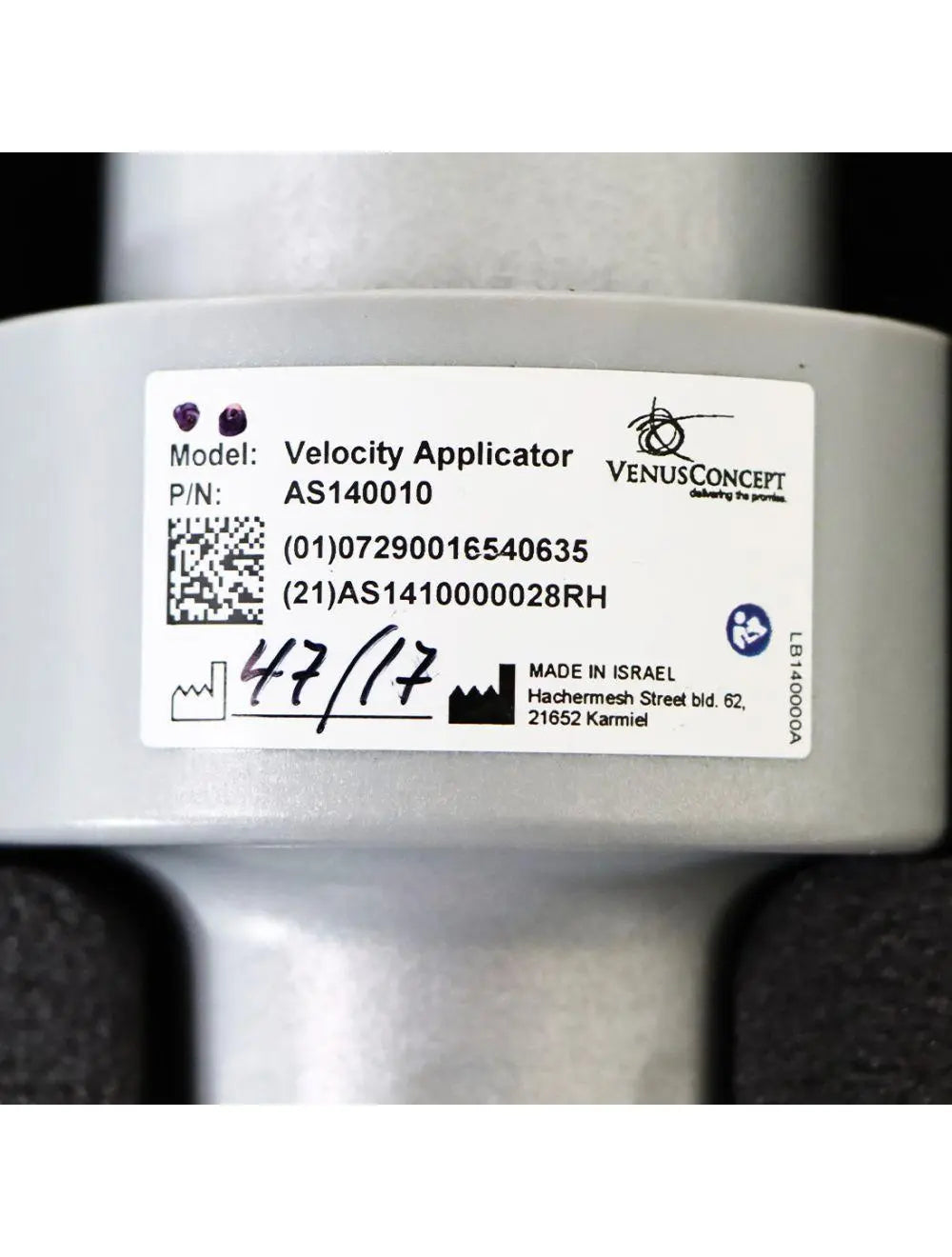 2019 VenusConcept Venus Velocity 800 nm Diode Hair Removal Laser Concept w/HP Venus